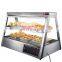 Commercial Food Warmer Display Case glass food warmer display showcase Models and Sizes are Available for Canteen Restaurant