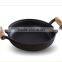 TRIONFO cast iron saute pan with lid
