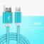 Competitive price for samsung huawei usb cable charger 3ft 6ft 10 ft Nylon Braided 2.1A charging cable usb data charger cable