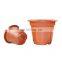 2021 Home & Garden Wholesale Pot Planters Large Sale Balcony Big Outdoor Mold Stackable Nursery Capacity Red Plastic Flower Pots