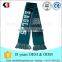 100 % acrylic fashion football tassel scarf infinity big logo sports football team scarf
