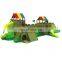 Preschool outdoor wood kids slide children playground equipment from china
