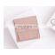 Wholesale cheap price gray pink Personalized Upscale custom logo drawstring  ribbon closure  gift packing bag jewelry pouch