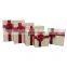 Factory Outlet Popular Design Custom romantic party wedding lovely birthday luxury  packing paper gift boxes with red bow