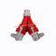 Dividing Control Breeching wye fire hose manifold with BS adapter