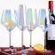 Electroplated Colorful Stemmed Wine Glass For Wedding Dinning Table Decoration