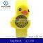 Yellow Duck Slap Watch With Silicone Strap for Girls