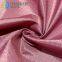 Pink-dyeing 210T 100%RPA6 Recycled Nylon Cross PU coated fabric for outdoor bag lining