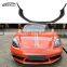 718 Cayman Boxster CMST Style Carbon Fiber Front Lip Front Bumper Lip Splitter For Porsche 718 Cayman Boxster