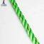 3/4/8/12 Strand Fishing Equipment Marine Plastic Cotton Polyester PP Nylon Thimble Mooring Polypropylene Price Macrame Ship Winch Polyethylene Tiger Rope