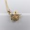 Fashion jewelry for women hip hop beautiful simple gold plated little star pendant necklace wholesale