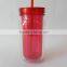 New product for 2015 16 oz plastic drinking mason jar with lid and straw