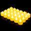 12-Pack Battery-Operated Tealight Candles, Flameless LED Flickering for Birthday & Party Decor