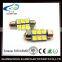 White 36MM 5050 6SMD Festoon Dome Interior LED Light Bulbs 12 car led light