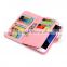 Embossed case cover Premium PU Leather and Soft TPU Back phone case Nine Card slots for Samsung Galaxy S7 Edge
