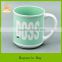 good quality pupular style promotional ceramic mug with boss logo