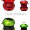 Hamburg style retractable mini portable bluetooth speaker