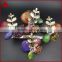 New Korean fashion design high quality wedding bouquet gold plated alloy butterfly jasper brooch pin jewelry