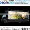 2015 new invention bus commercial advertising led display screen/moving truck led display