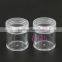 Good quality nail art plastic empty plastic 10ml clear acrylic powder bottle