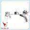 dual lever wall mounted wash basin mixer 6115