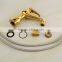 royal deck mount brass golden italian basin faucet