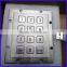 stainless steel 12 keys keypad