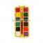 China Hot Selling High Quality 12Colors Dry Water color Paint Set For Kids