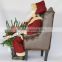 XM-CH1550 32 inch lighted sitting on chair santa claus for christmas decoration