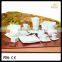 bone china square 75pcs dinnerware set mordern design