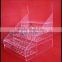 Clear acrylic cosmetic holder for display cosmetic and makeup