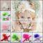 Fashion Children Cute Feather Crystal Flower Stretch Headbands