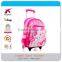 2016 Kids Trolley School Bag With Wheels for Girls,cute School Bags
