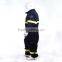 EN ISO 11612 reflevtive black fire retardant coverall