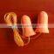 2016 sleep earplugs 33db anti-noise CE approved bell shape PU foam ear plugs slow rebound foam bell ear plugs manufacturer