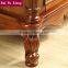 Hallway furniture wood shoe rack with handmade carving for storage AL-207