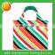 New design pop style portable tote recycled shopping bag