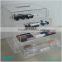 Clear Acrylic Makeup Organizer OR Jewelry Store Box With Drawer Customized