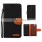 New superior quality Canvas and PU Cell Phone Wallet Case