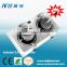 Fashion design double head ceiling downlight 3x2w led ceiling lamp high power ceiling bean gall light
