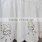 Hand embroidered white cotton curtain-design 2