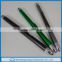 Popular Design Promotional Plastic Touch Pen , Button Click Pen , Plastic Ballpoint Pens