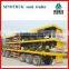 2016 hot sale China factory 20 ft 40 ft 3axle container flatbed semi trailer for sale