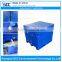 Blue color LLDPE fish transport totes, plastic fishing totes 1000L
