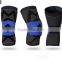 Crossfit Knitting Machine Flat Knee Brace with Silicone Gel Pad from China Supplier