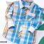 Children clothing wholesale new pattern cotton boys child checked shirts