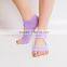 yoga socks half toe ankle grip five finger no-slip