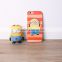 customization minions mobile phone leather case for apple