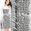 Soft Mesh High Quality Cord Applique Embroidery For Wedding Dress /Curtain