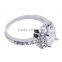 Glittering Austrian Crystal Rings 18k White Gold Gp Zircon Ring